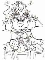 coloring page Ariel, The Little Mermaid